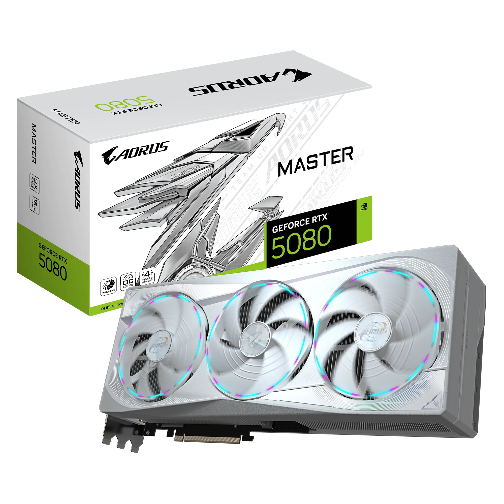 GPU RTX 5080 16GB OC GIGABYTE AORUS MASTER WHITE